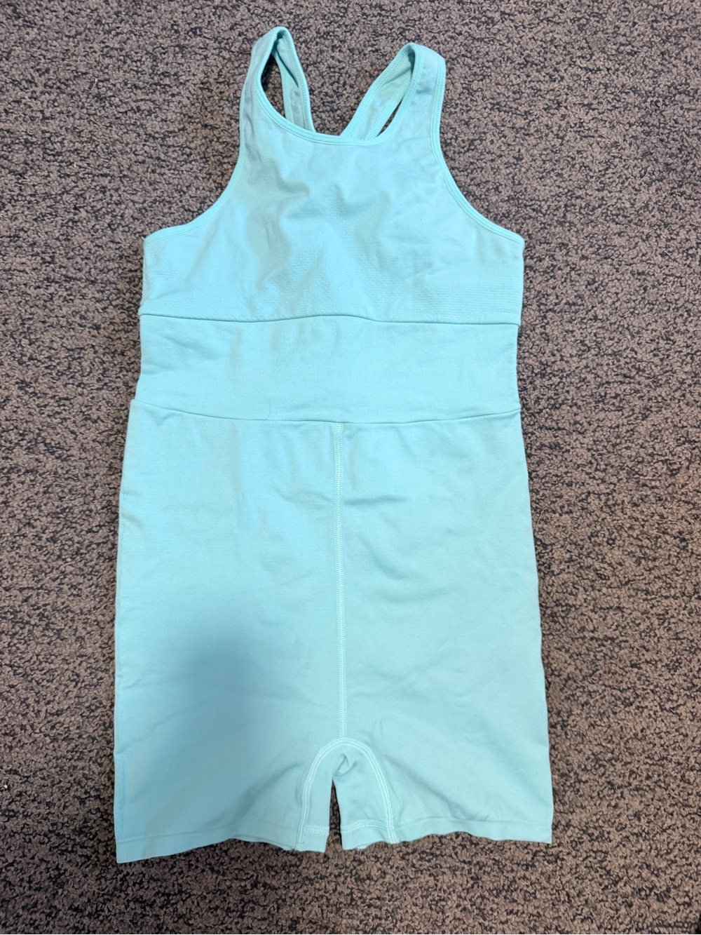 FP Movement by Free People Light Aqua Blue Active Romper
